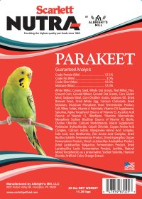 Scarlett Nutra Parakeet
