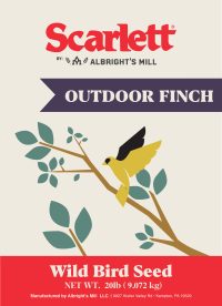 Scarlett Outdoor Finch Wild Bird Seed